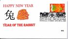 #3895d CHINESE LUNER NEW YEAR OF THE RABBIT STAMP FIRST DAY OF ISSUE