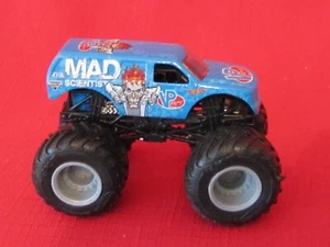 Hot Wheels Monster Jam 1/64 Scale The Mad Scientist VP Racing Fuels Blue Truck - Picture 1 of 5