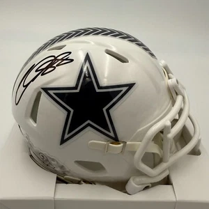 CEEDEE LAMB SIGNIERT DALLAS COWBOYS 2024 SALUTE TO SERVICE MINIHELM - FANATIKER - Bild 1 von 8