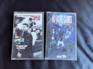 New Kids On The Block NKOTB Cassette Tape Albums - Hangin’ Tough & No More Games - Picture 1 of 3