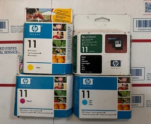 Genuine HP 11 Printhead Set C4811A C4810A C4813A C4812A Date: Expired - Bild 1 von 2