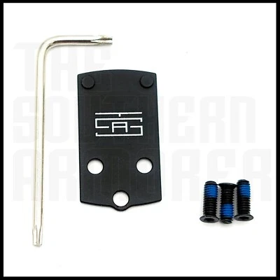 TSA PRODUCTS ADAPTER PLATE FOR HOLOSUN® 407K 507K TO FIT GLOCK® 43X MOS 48 MOS