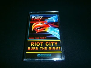 RIOT CITY - Burn the Night. Tape - Picture 1 of 3