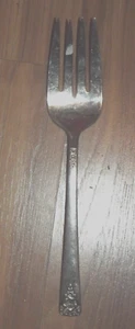 8 3/4" Large Serving Fork SPRING CHARM Wm Rogers  IS B19 - Picture 1 of 1