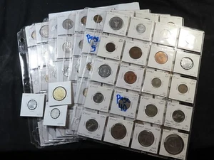 Collezione monete G10 Israele metà 1900 ENORME gruppo misto lotto 143 pezzi - Foto 1 di 8