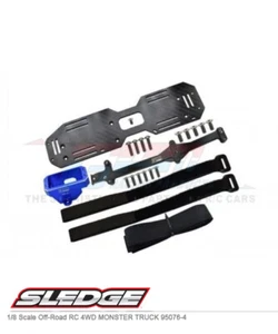 GPM SERVO HALTERUNG & KOHLEFASER BATTERIEFACH 1/8 FÜR RC TRAXXAS SCHLITTEN - Bild 1 von 13