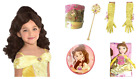 NOWY 16-częściowy zestaw prezentowy dla fanów księżniczki belle - Sukienka Różdżka Charm Tiara Książka Pluszowy koc
