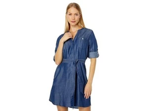 NWT Tommy Bahama Mission Tunic Dress XL Roll up Sleeve Denim Womens Chambray - Picture 1 of 2