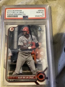 2022 Bowman Prospects #BP50 Elly De La Cruz RC Rookie PSA 10 - Bild 1 von 2