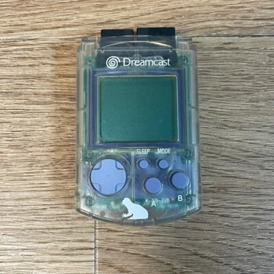SEGA Dreamcast Seaman Clear Visual Memory Unit VMU DC Japan - Image 1 of 2