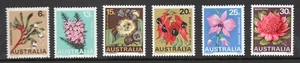 Australia 1968 emblemi floreali di stato SG 420 - 425 montati come nuovi - Foto 1 di 1
