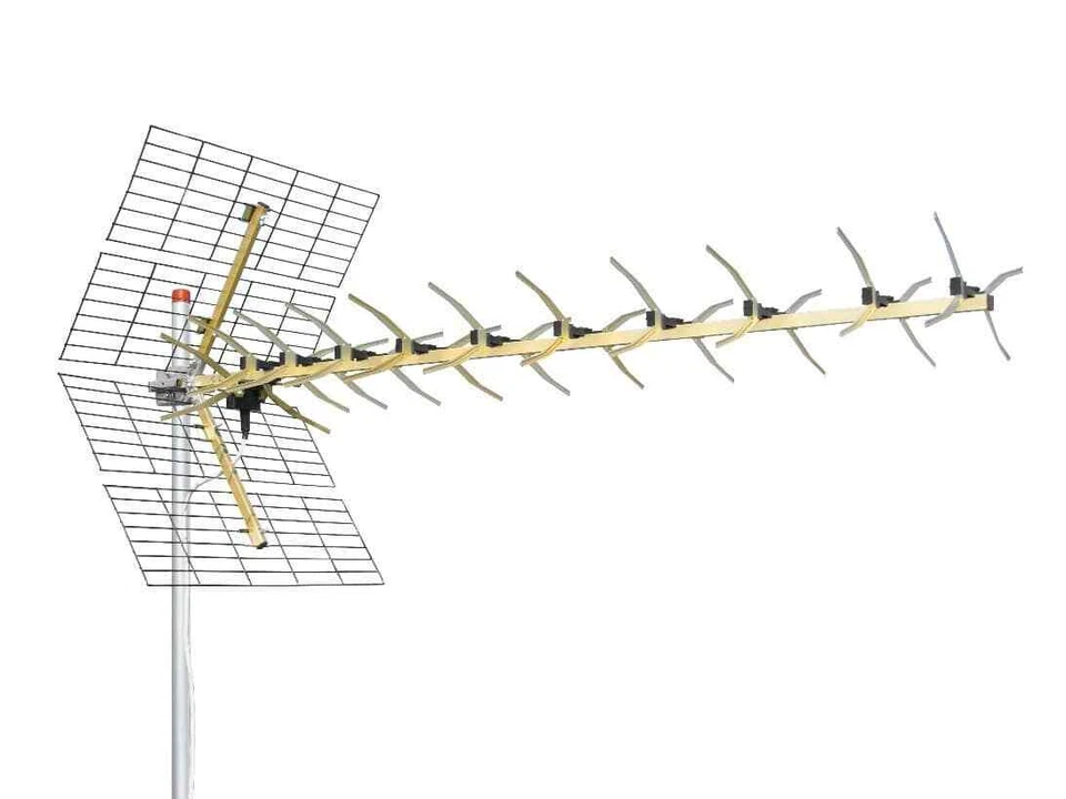 Centralino Larga Banda per interno OFFEL Ingresso VHF UHF 33 DB autoalimentato