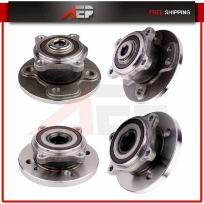 Juego de 4 cojinetes de cubo de rueda laterales delanteros traseros izquierda o derecha para Mini Cooper 2007 2008-2015 Foto 1 de 4