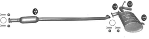 Sistema de escape silenciador SUBARU JUSTY HATCHBACK 1.3 1.3i 68/84HP 1996-2004+ - Imagen 1 de 1