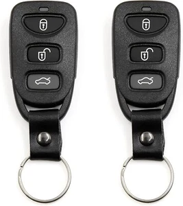 2 piezas 4 botones llavero control remoto llave carcasa para Hyundai - Imagen 1 de 6