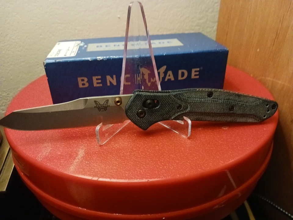 Benchmade 940-04 Osborne AXIS Lock Folding Knife 3.4" M390 Stonewashed