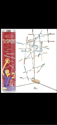 Melissa & Doug Juego Familiar Suspender - Juego de Equilibrio de Alambres Caja Abierta Foto 1 de 2