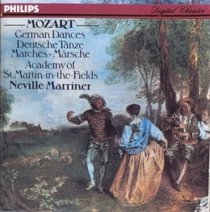 Mozart - Deutsche Tänze • Märsche: Marriner (CD, 1982 Philips) - Bild 1 von 2