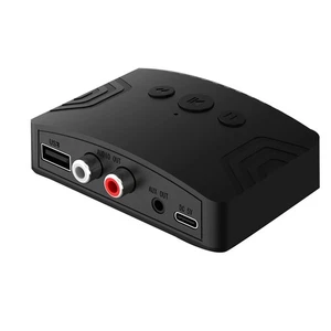 Bluetooth 5.3 Audio Receiver Transmitter 3.5mm AUX USB Stereo Music Audio7989 - Afbeelding 1 van 10