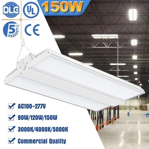 Adjustable LED Linear High Bay Light 150W With Microwave Sensor Commercial Lamp - Picture 1 of 13