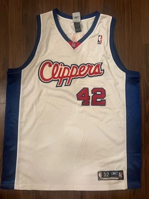 Camiseta De Colección 100% Auténtica Reebok 52 Los Angeles Clippers NBA Marca Elton Nueva Sin Etiquetas Foto 1 de 4