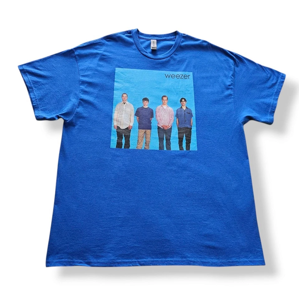 Camiseta Weezer The Blue Album Gráfica Manga Corta Banda Talla 2XL Foto 1 de 4