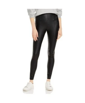 Lysse Black Faux Leather High Waist Breathable Base Control Leggings size L - Image 1 of 4