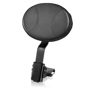 Adjustable Front Driver Rider Backrest Pad Plug-In Sissy Bar Back Rest With - Picture 1 of 8
