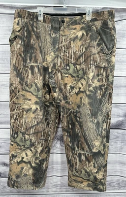 VINTAGE LL BEAN CAMO GORE-TEX WATERPROOF INSULATED HUNTING PANTS - MEN'S 42 X 28 - Image 1 of 4