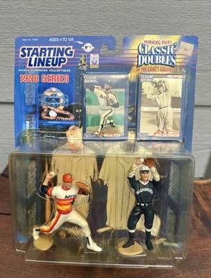 Walter Johnson & Nolan Ryan 1998 Starting Lineup Classic Doubles Vintage READ - Image 1 of 4