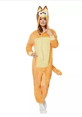 Mono de chile adulto con cremallera disfraz de una pieza de azul talla L/XL usado una vez Foto 1 de 4