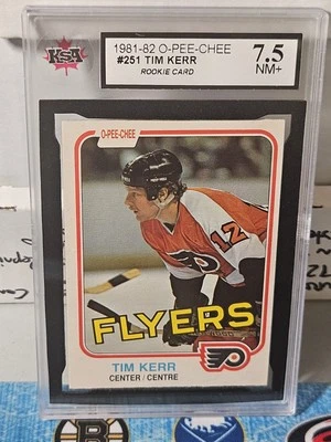 81-82 O-Pee-Chee Tim Kerr Rookie KSA 7.5 🚨🚨🚨 Philadelphia Flyers  - Image 1 of 2