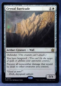 Barricada de cristal - Magic The Gathering - Fundaciones FDN - Casi nuevo - Imagen 1 de 1