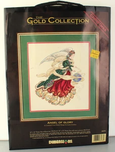 New ANGEL OF GLORY Dimensions Gold Collection 8476 Cross Stitch Kit Christmas - Picture 1 of 3