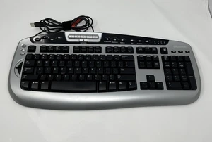 Microsoft Digital Media Pro Keyboard KC-0405 Model 1031 Multimedia Wired USB - Picture 1 of 8