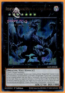 Yugioh! Eclipse, Dragon Ruler of Catastrophes ALIN-EN048 (UR) 1st Ed - Picture 1 of 1
