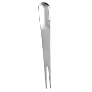 Fruit Fork Cake Fork Spoon 12*1cm Fruit Cake Fork Spoon Sliver Stainless Steel - Picture 1 of 14