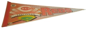 Cincinnati Reds New Baseball Pennant 1990's Wincraft - Picture 1 of 5