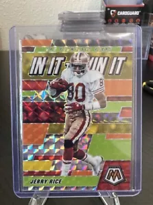 Jerry Rice 2021 Mosaic Prizm In It To Win It San Francisco 49ers #WIN20 - Picture 1 of 2