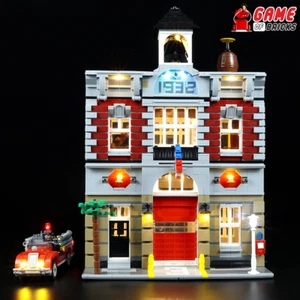 LED Light Kit for Fire Brigade - Compatible with LEGO® 10197 Set - Picture 1 of 12