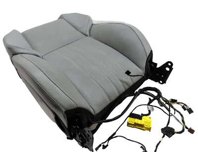 2013 BMW M5 ///M (F10) PASSENGER UPPER TOP COMFORT SEAT CUSHION (SILVERSTONE) - Image 1 of 4