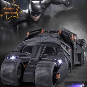 1:18 Batman War Chariot The Dark Knight LED Alloy Spray Version Model Toy Statue - Picture 1 of 7