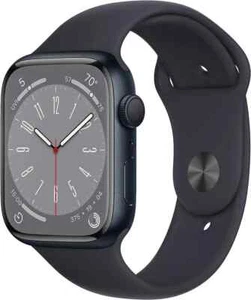 Apple Watch Series 8 45mm GPS+Cellular Aluminium midnight - 15% OFF - VERY GOOD - Afbeelding 1 van 3