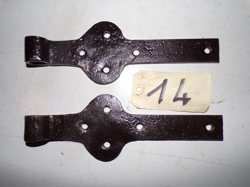 Pentures, charnières,  anciennes en fer forgé - Photo 1/1