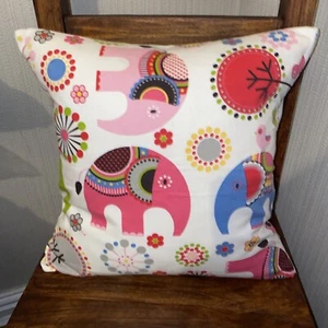 16”x 16” Cushion Cover, In John Lewis’s ‘ Abby Elephant Fabric Free Postage - Picture 1 of 6