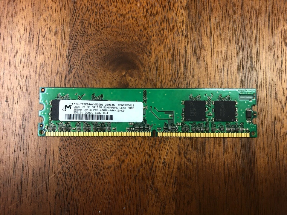 512 Mb DDR2 G5 Memory (256Mb x2) PC2-4200U-444-41-C0 - Image 1 of 1