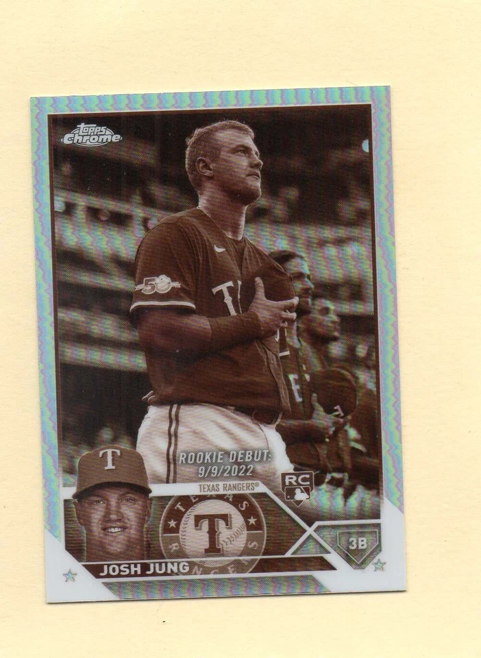 2023 Topps Chrome Update Sepia Rookie Debut #USC51 Josh Jung (RC) - Image 1 of 1