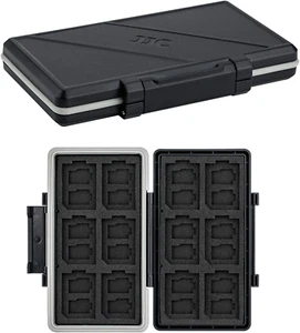 36 Slots Memory Card Case Water-Resistant Anti-Shock Memory Card Wallet for 24 M - Picture 1 of 12