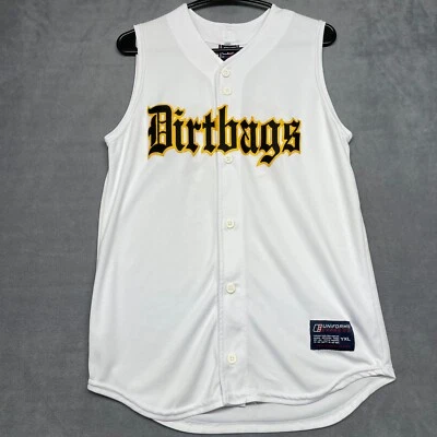 Ue 运动制服 Express 球衣 男孩 YXL 白色 Dirtbags 无袖运动服 — 第 1/4 张图片