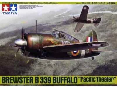 Tamiya 61094 Brewster B-339 Buffalo "Pacific Theater" Kit Montaggio 1/48 - Immagine 1 di 2
